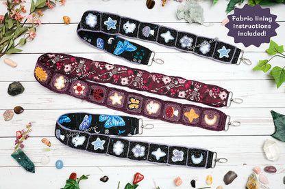 Mini Granny Square Customizable Strap PDF Add-On PATTERN (Bag, Camera, Binocular strap etc.) | Intermediate (English)