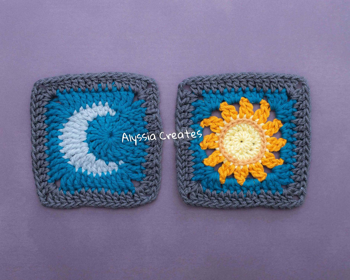 Whimsical Square Pattern Crochet Whimsical Granny Squares PDF PATTERN PACK (15 compatible squar ...